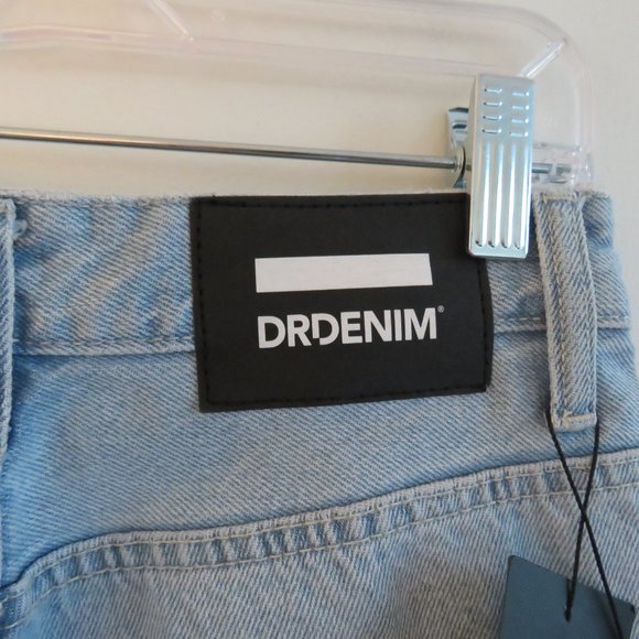 DR. DENIM Donna Pebble Superlight Retro High Rise Wide Leg Jeans - Size 24 NWT - Picture 11 of 15